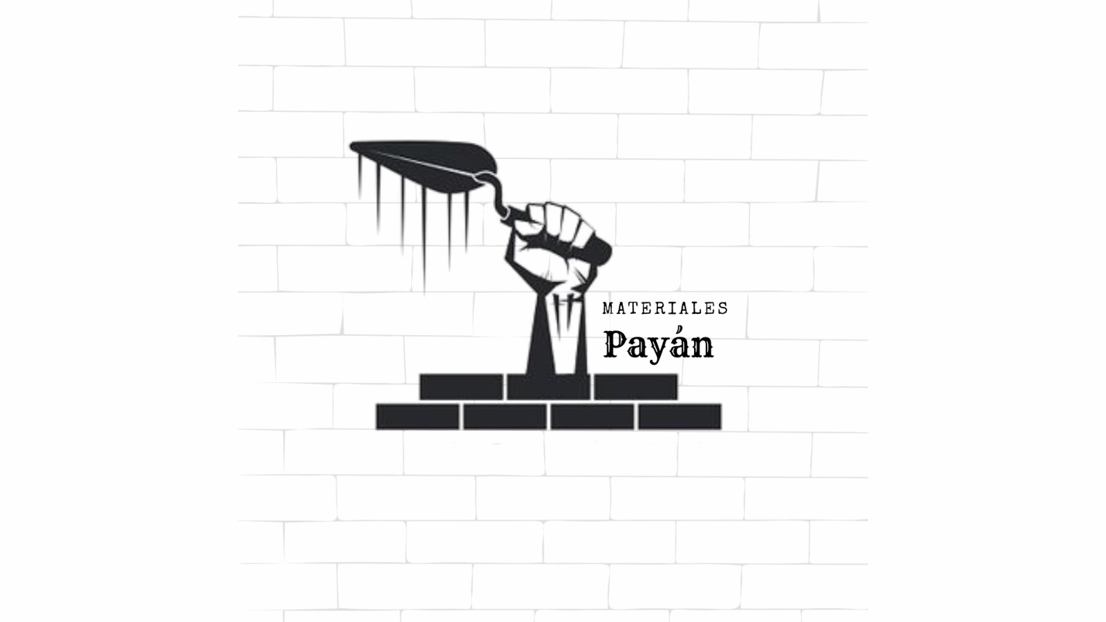 Logo Materiales Payán en pared